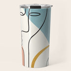 Abstract Faces 32 Travel Mug Gallery Image 1