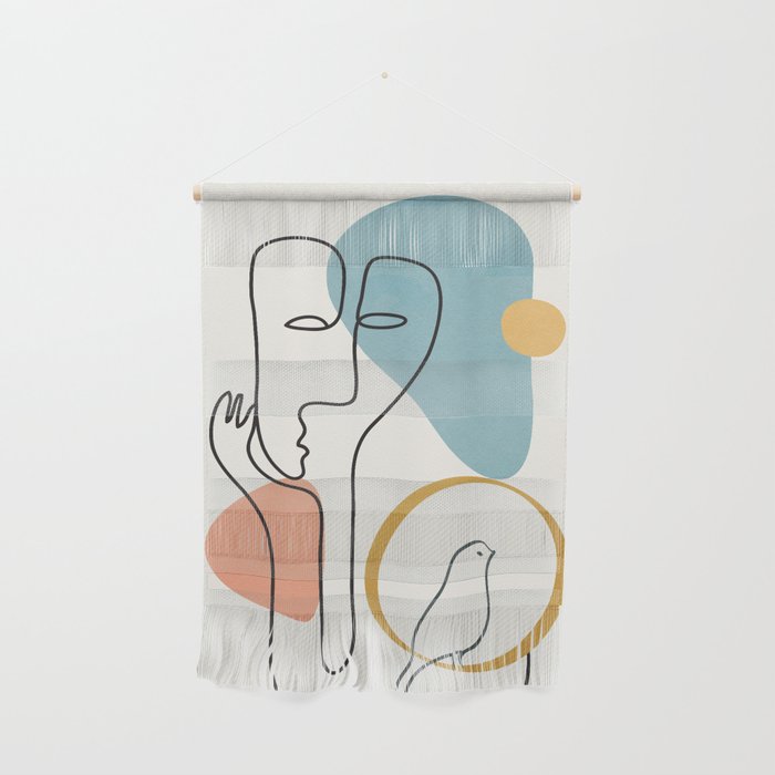 Abstract Faces 32 Wall Hanging Gallery Image 1