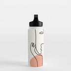 Abstract Faces 32 Water Bottle Gallery Image 3