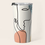 Abstract Faces 32 Travel Mug Gallery Image 3