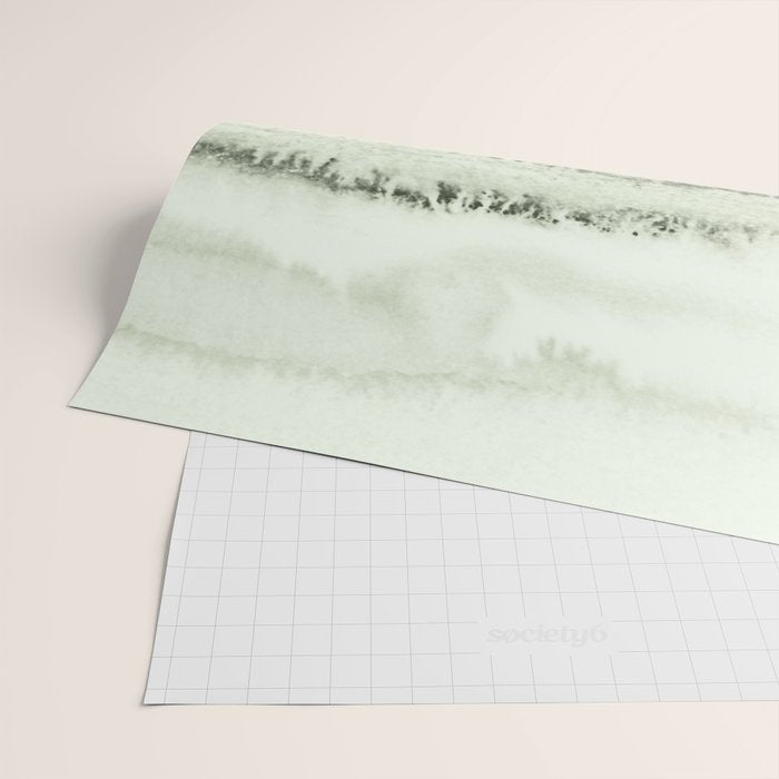 WITHIN THE TIDES - SAGE GREEN by MS  Wrapping Paper Gallery Image 2