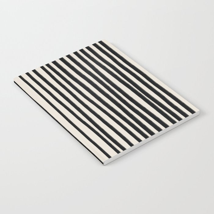 Black Vertical Lines Notebook Gallery Image 2