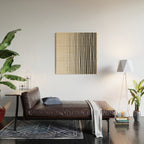 Black Vertical Lines Wood Wall Art Gallery Image 2