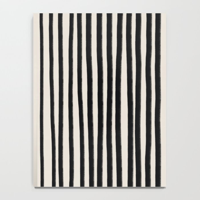 Black Vertical Lines Notebook Gallery Image 4