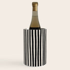 Black Vertical Lines Wine Chiller Gallery Image 3