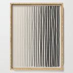 Black Vertical Lines Serving Tray Gallery Image 1