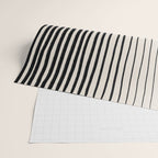 Black Vertical Lines Wrapping Paper Gallery Image 2