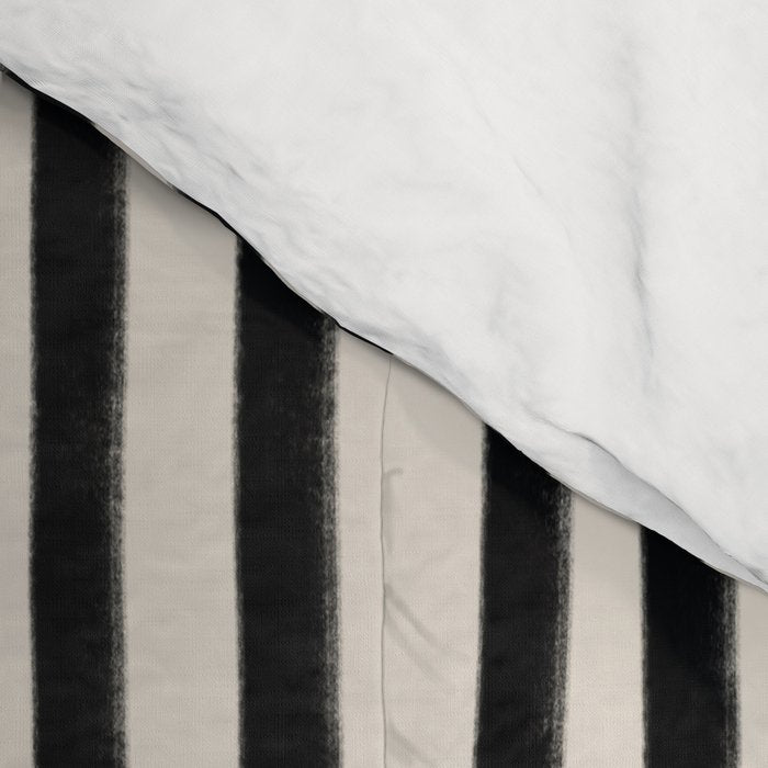 Black Vertical Lines Comforter Gallery Image 4