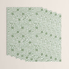 Green Op Art Vibes Wrapping Paper Gallery Image 3
