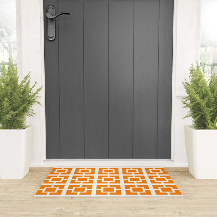 Mid Century Pattern 01C Welcome Mat Gallery Image 3