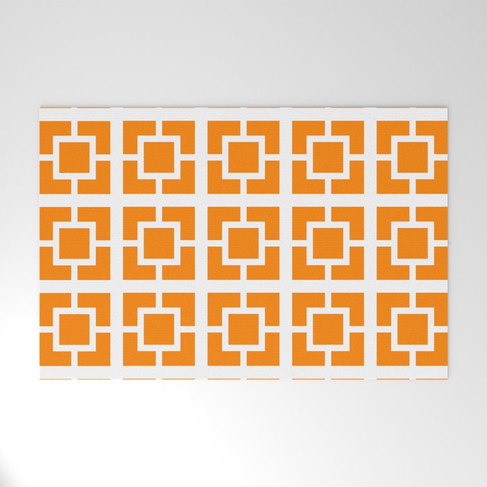 Mid Century Pattern 01C Welcome Mat Gallery Image 1