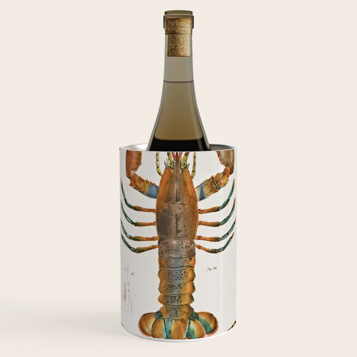 The Lobster - Surreal Collage with Ornate Baroque Style and Vintage Illustration Wine Chiller Gallery Image 1