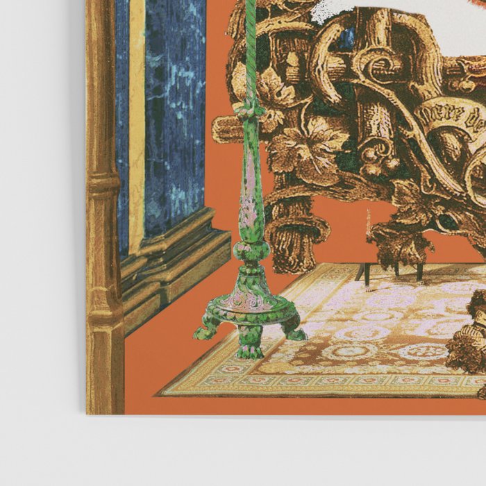 The Lobster - Surreal Collage with Ornate Baroque Style and Vintage Illustration Poster Gallery Image 3