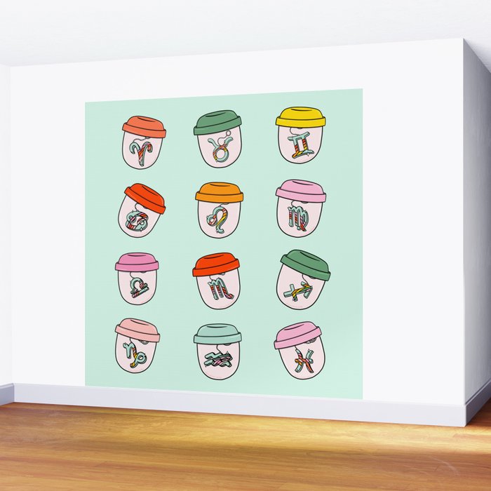 Zodiac Keychains Wall Mural Gallery Image 2