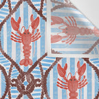 Coastal Lobster Elegance Wall Tapestry Gallery Image 3