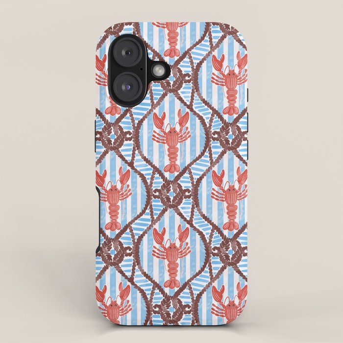 Coastal Lobster Elegance iPhone Case Gallery Image 1