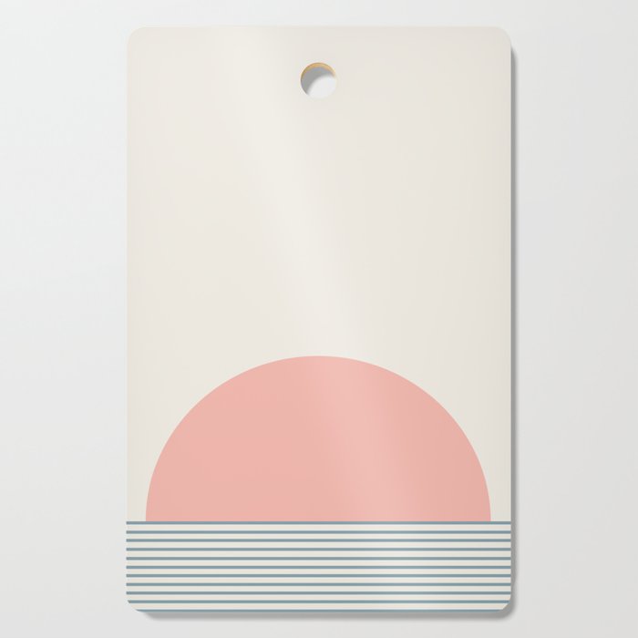 Sunrise Sunset V - Pink Blue Cutting Board Gallery Image 1