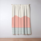 Sunrise Sunset V - Pink Blue Window Curtain Gallery Image 3