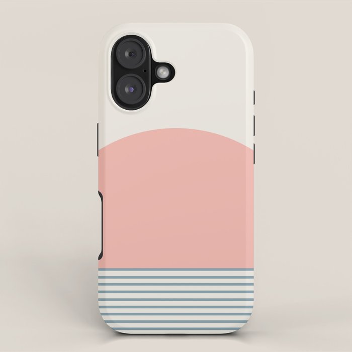 Sunrise Sunset V - Pink Blue iPhone Case Gallery Image 1