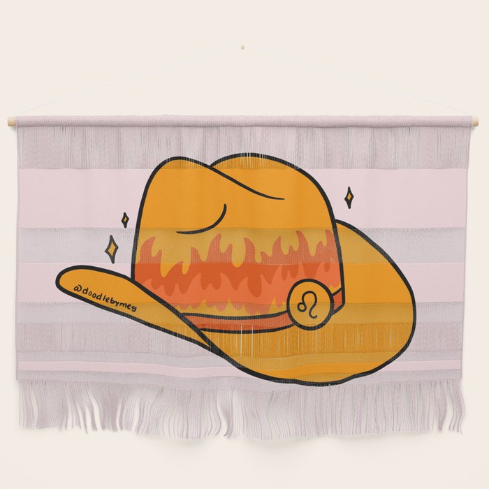 Leo Cowboy Hat Wall Hanging Gallery Image 1