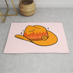 Leo Cowboy Hat Rug Gallery Image 1