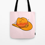 Leo Cowboy Hat Tote Bag Gallery Image 1