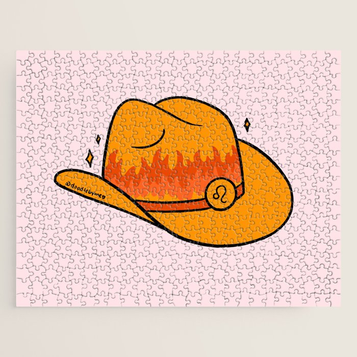 Leo Cowboy Hat Jigsaw Puzzle Gallery Image 1