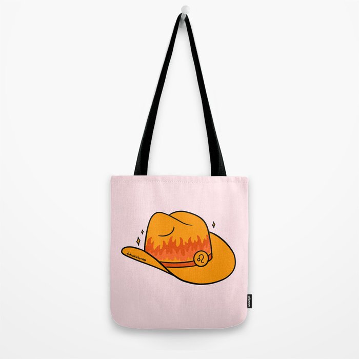 Leo Cowboy Hat Tote Bag Gallery Image 2