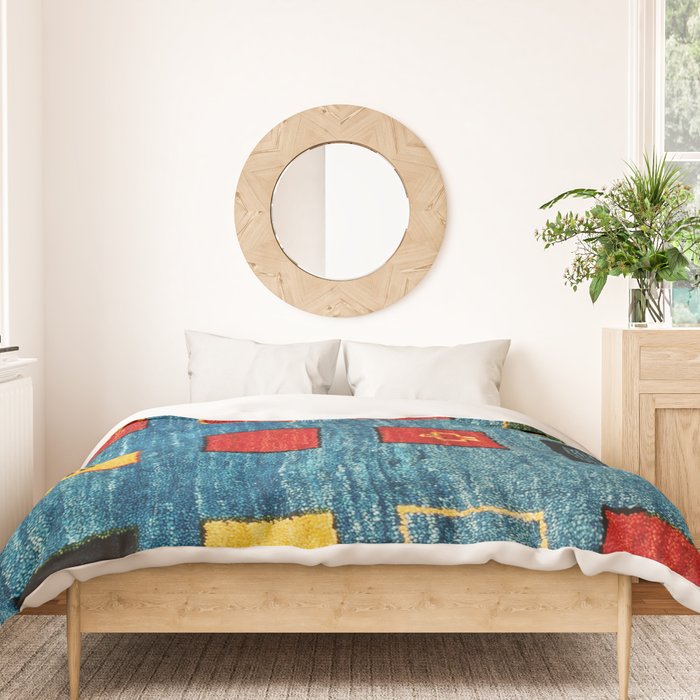 Qashqai Fars South West Persian Rug Print Duvet Cover Gallery Image 3