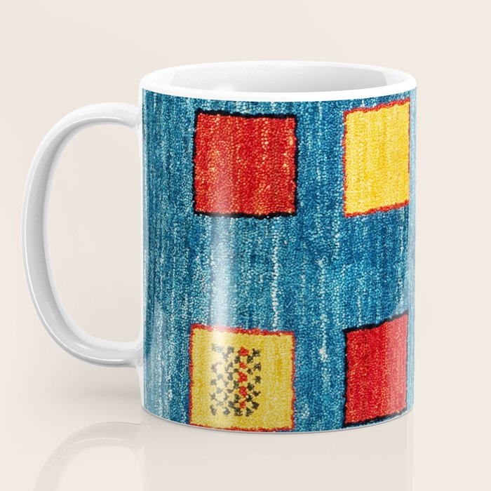 Qashqai Fars South West Persian Rug Print Coffee Mug Gallery Image 3
