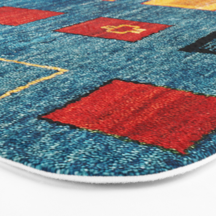 Qashqai Fars South West Persian Rug Print Bath Mat Gallery Image 3
