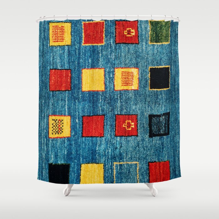 Qashqai Fars South West Persian Rug Print Shower Curtain Gallery Image 1