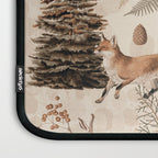 Fall Forest Impression  Wild Animals In Earth Colors Laptop Sleeve Gallery Image 3