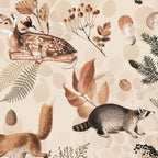 Fall Forest Impression  Wild Animals In Earth Colors Coffee Mug Gallery Image 2