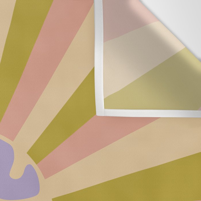 Cool to be Kind - Lilac, Green, Off-white Wall Tapestry Gallery Image 3