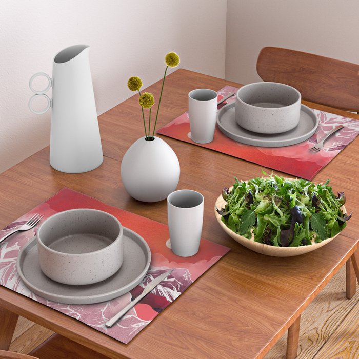 Scarlet Glow Placemat Gallery Image 2