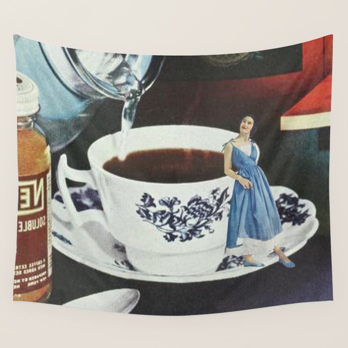 Morning coffee Wall Tapestry Gallery Image 4