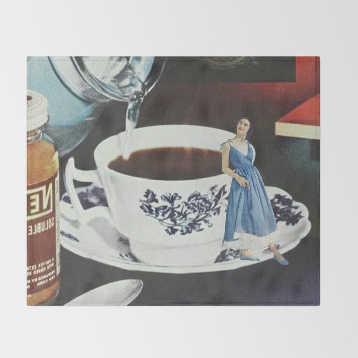Morning coffee Throw Blanket Gallery Image 2