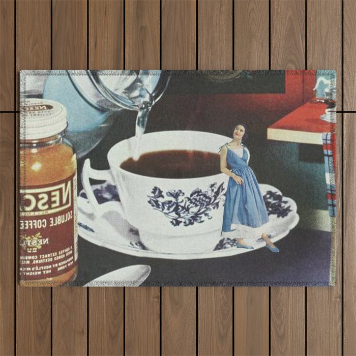 Morning coffee Outdoor Rug Gallery Image 1