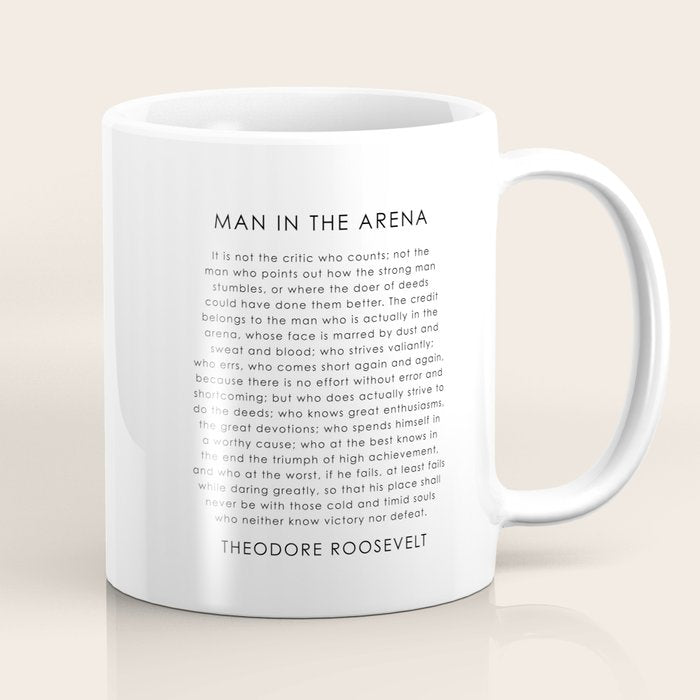 The man in the arena Coffee Mug Gallery Image 1