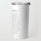The man in the arena Travel Mug Gallery Image 2