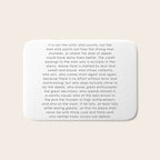 The man in the arena Bath Mat Gallery Image 1