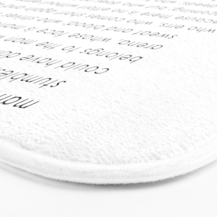 The man in the arena Bath Mat Gallery Image 3