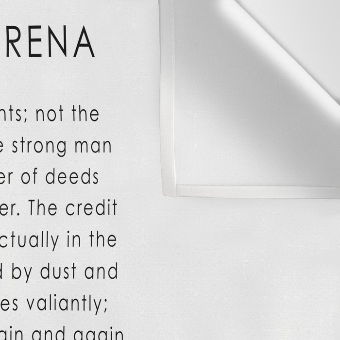The man in the arena Wall Tapestry Gallery Image 3