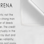 The man in the arena Wall Tapestry Gallery Image 3