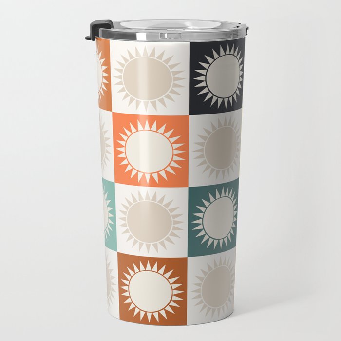 Sunshine Check - earthy Travel Mug Gallery Image 3