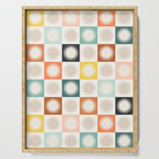 Sunshine Check - earthy Serving Tray Gallery Image 1