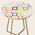 Sunshine Check - earthy Side Table Gallery Image 2