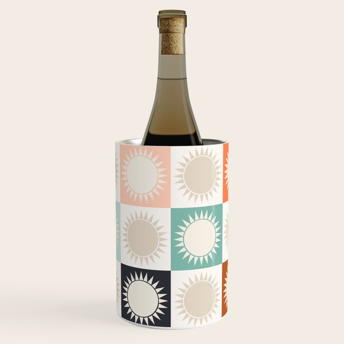 Sunshine Check - earthy Wine Chiller Gallery Image 1