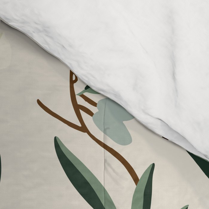 OLIVE BLOOM Comforter Gallery Image 4